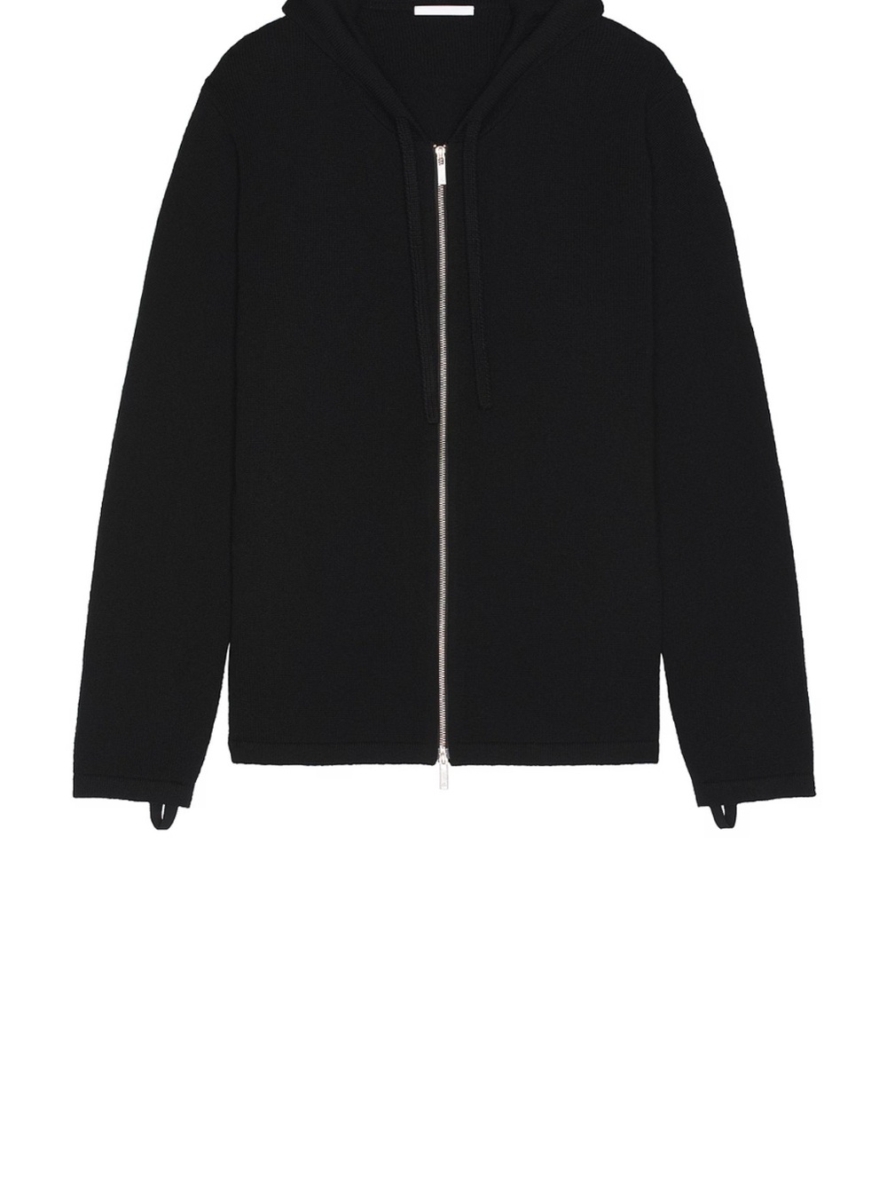 Helmut Lang Black Full-Zip Hooded Sweatshirt - Picture 10 of 15